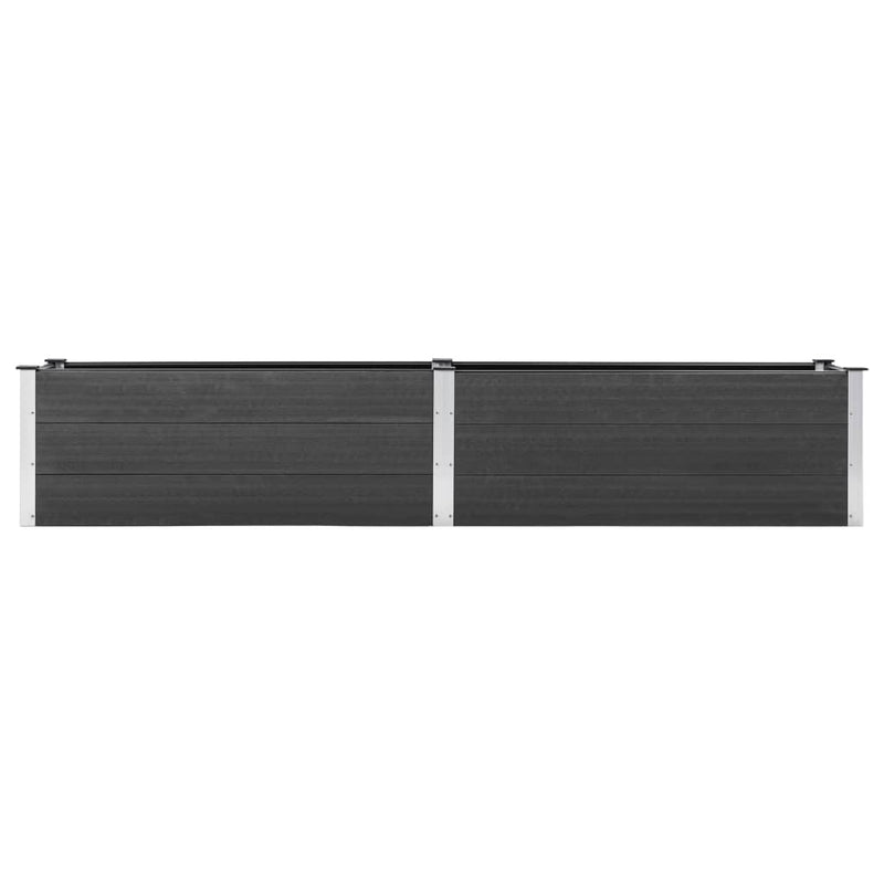 vidaXL Garden Raised Bed 200x50x54 cm WPC Grey