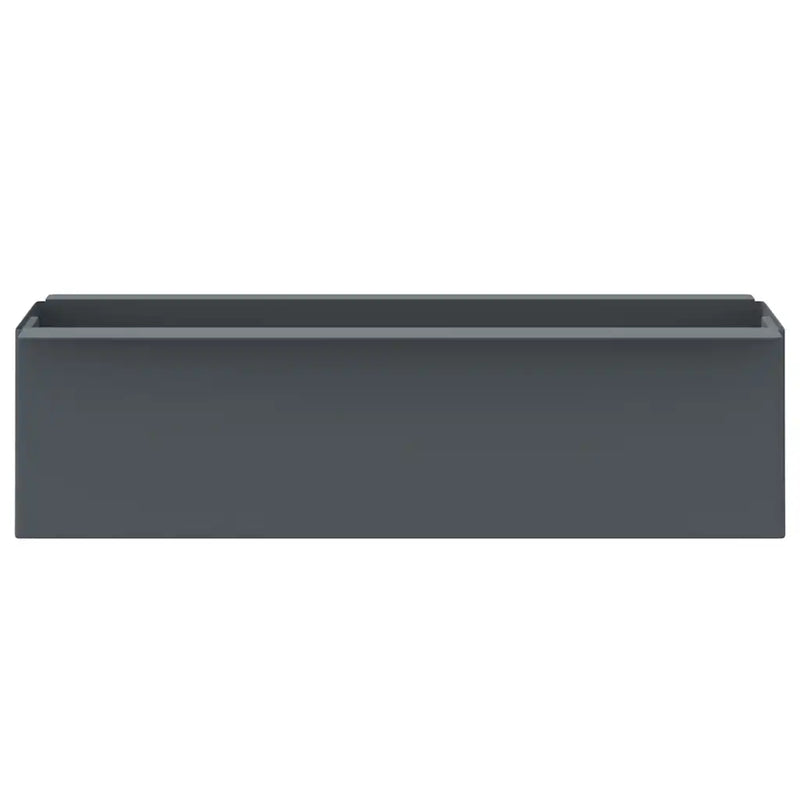 Flower Boxes for Euro Pallets 12 pcs Grey 36x13.5x9.5 cm PP