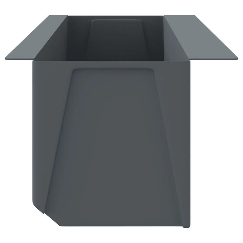 Flower Boxes for Euro Pallets 12 pcs Grey 36x13.5x9.5 cm PP
