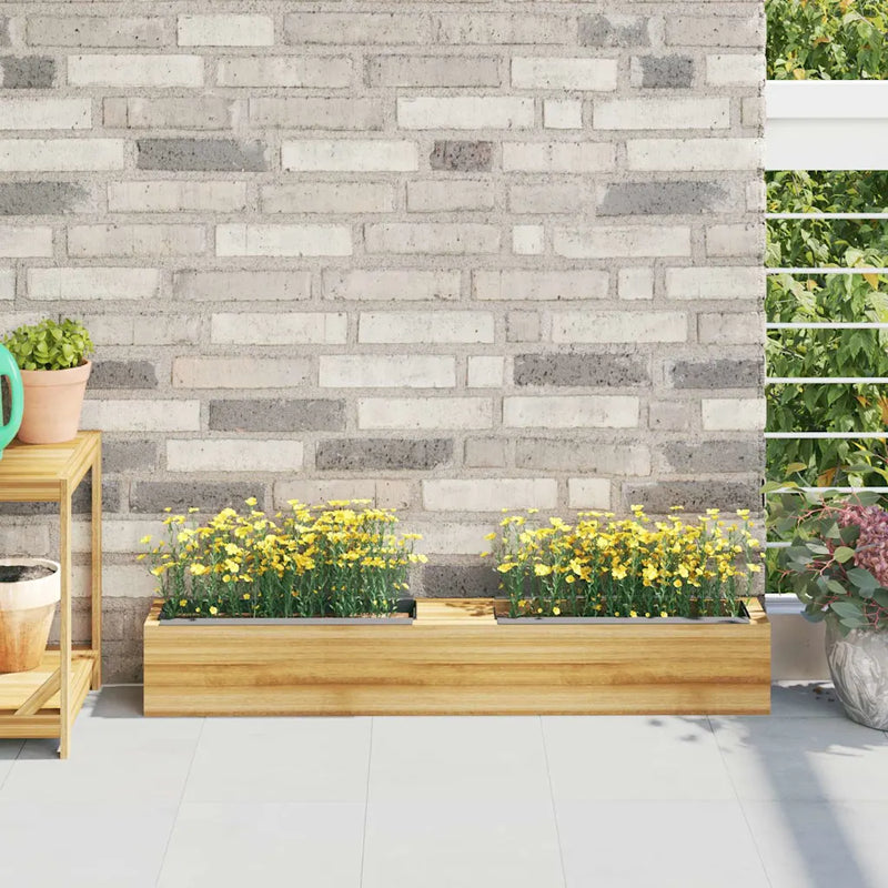 Flower Boxes for Euro Pallets 12 pcs Grey 36x13.5x9.5 cm PP