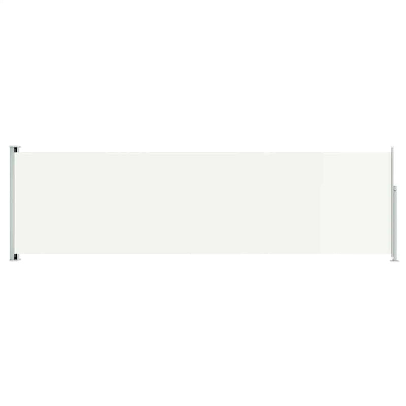vidaXL Patio Retractable Side Awning 180x600 cm Cream