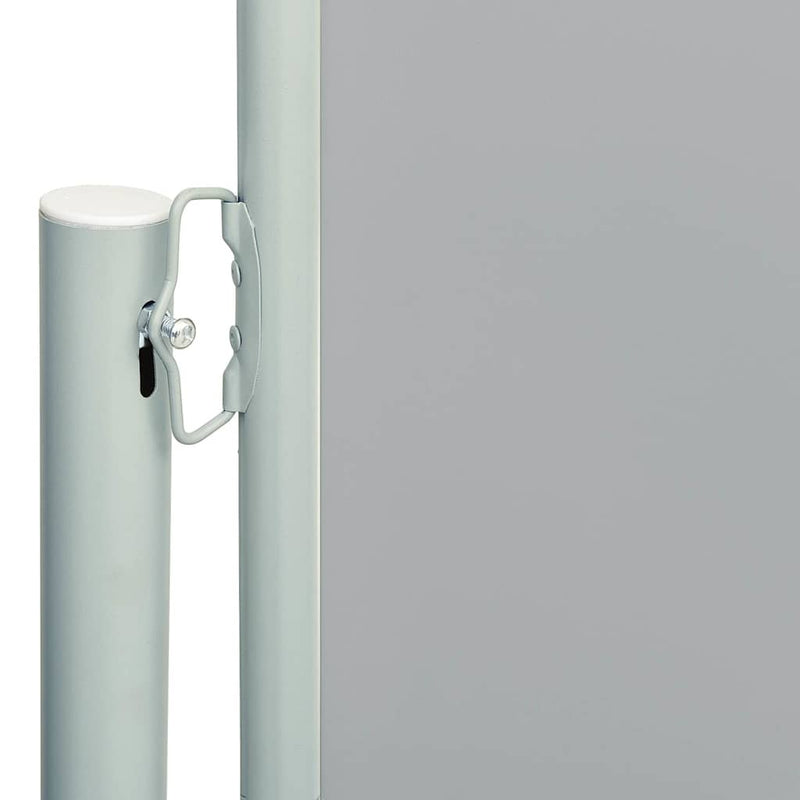 vidaXL Patio Retractable Side Awning 220x600 cm Grey