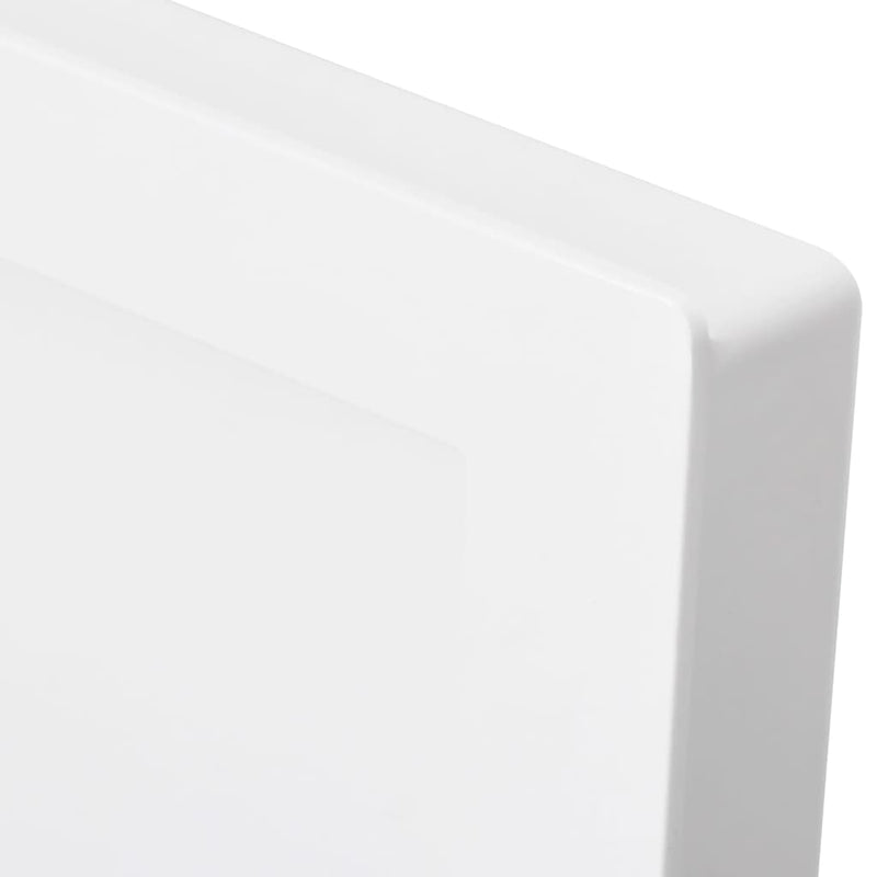 vidaXL Shower Niche with 2 Compartments High Gloss White 41x69x9 cm
