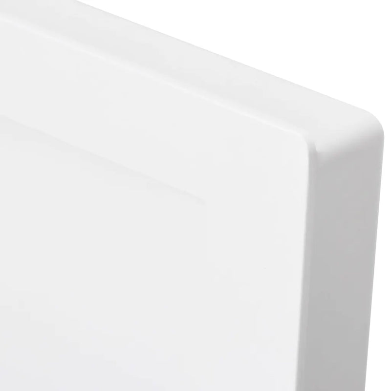 Shower Niche with 3 Compartments High Gloss White 41x99x9 cm