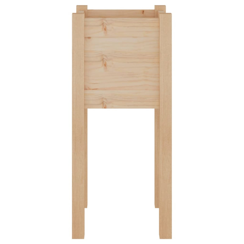 vidaXL Garden Planters 2 pcs 31x31x70 cm Solid Pinewood