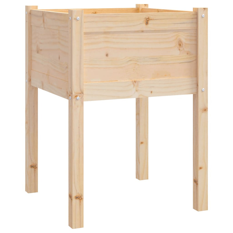 vidaXL Garden Planters 2 pcs 50x50x70 cm Solid Pinewood
