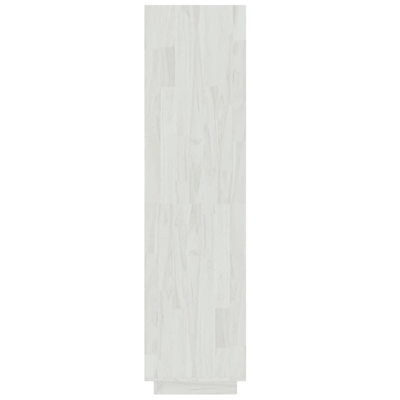 vidaXL Book Cabinet/Room Divider White 60x35x135 cm Solid Pinewood