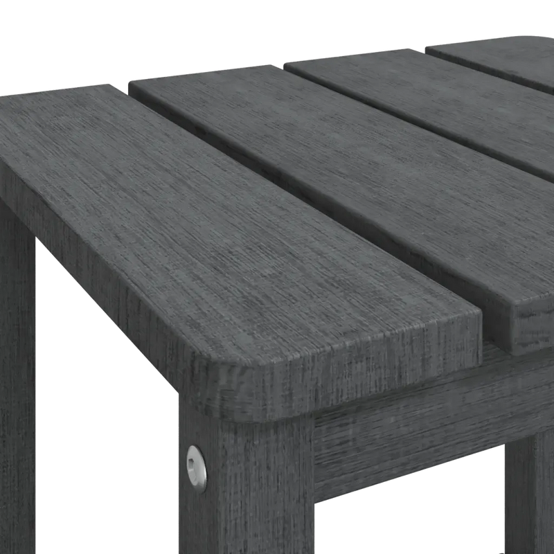 Garden Adirondack Table Anthracite 38x38x46 cm HDPE