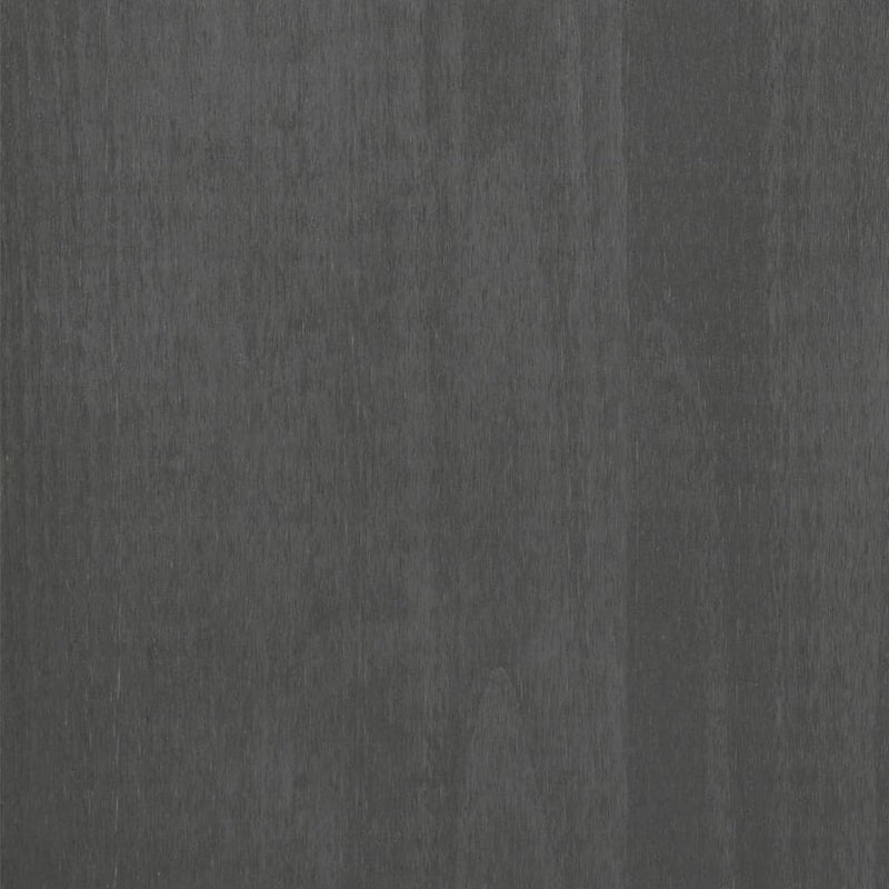 vidaXL TV Cabinet "HAMAR" Dark Grey 106x40x40 cm Solid Wood Pine