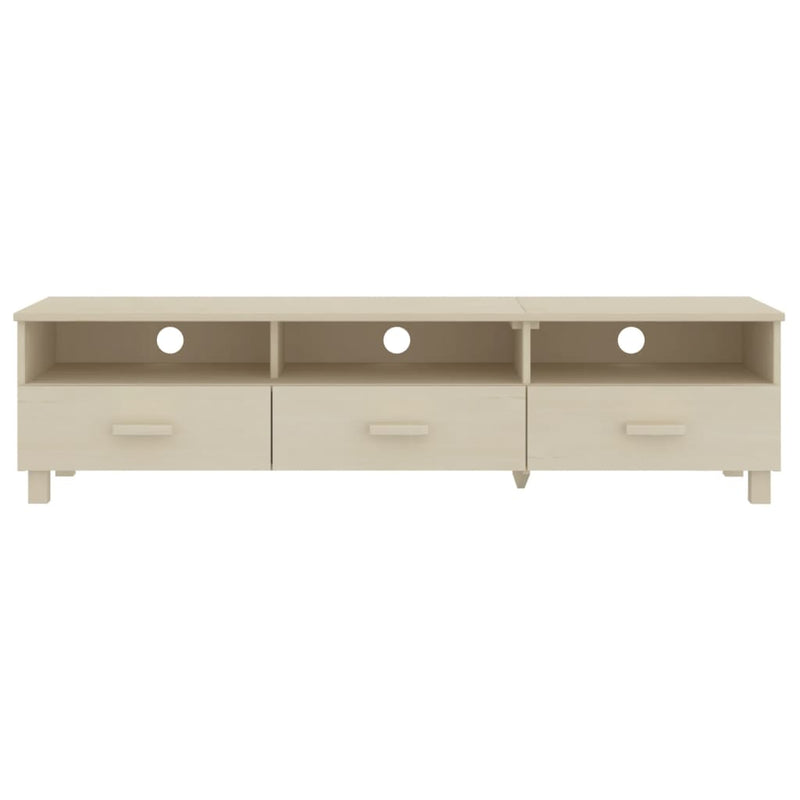 vidaXL TV Cabinet "HAMAR" Honey Brown 158x40x40 cm Solid Wood Pine