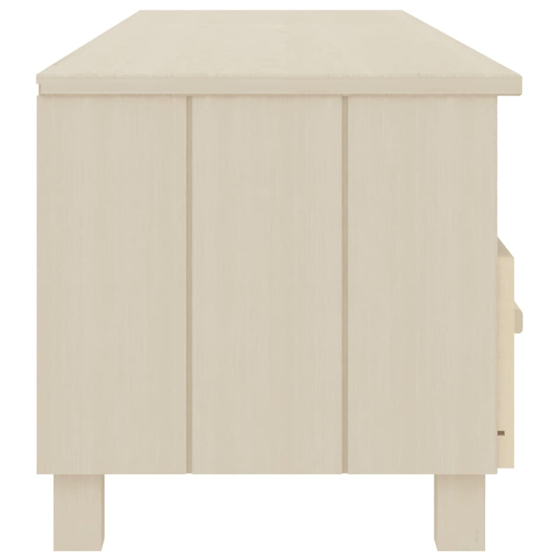 vidaXL TV Cabinet "HAMAR" Honey Brown 158x40x40 cm Solid Wood Pine