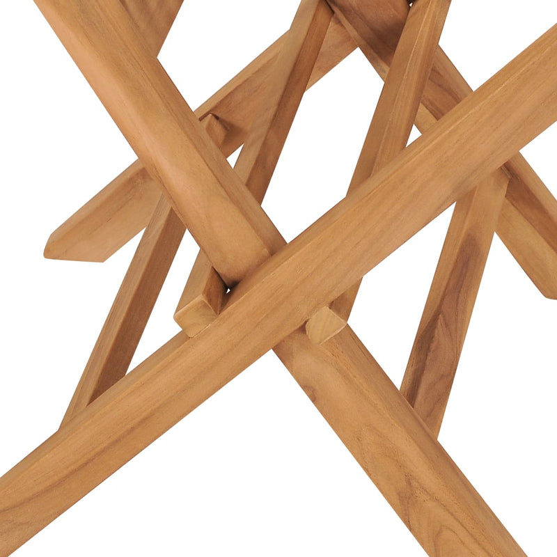 vidaXL Folding Garden Chairs 6 pcs Solid Wood Teak