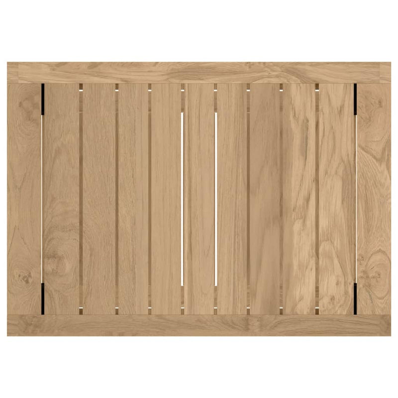 vidaXL Bathroom Side Table 50x35x45 cm Solid Wood Teak