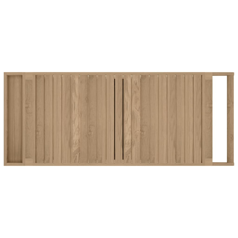 vidaXL Bar Cart 120x50x90 cm Solid Wood Teak