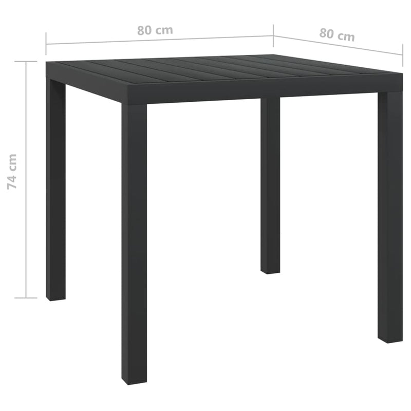 5 Piece Garden Dining Set with Cushions Poly Rattan Grey