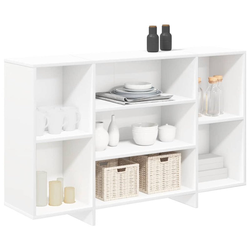 vidaXL Sideboard White 120x30x75 cm Engineered Wood