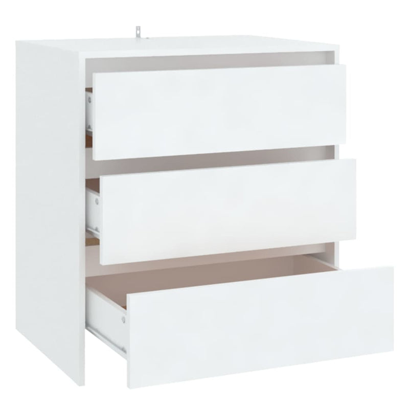 vidaXL Sideboard White 70x41x75 cm Engineered Wood