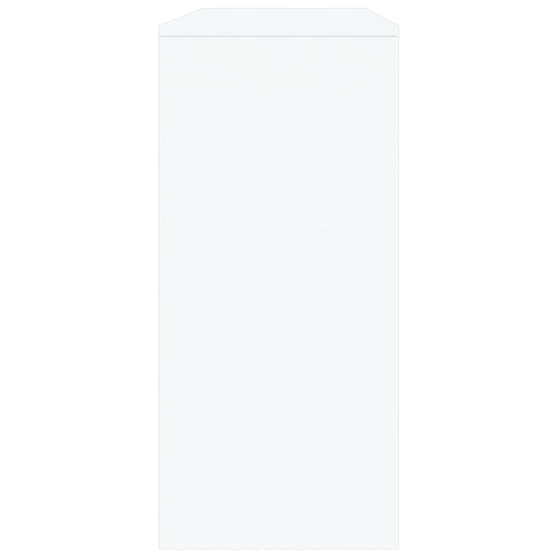 vidaXL Console Table White 100x35x76.5 cm Engineered Wood