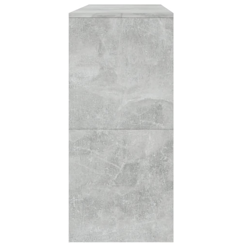 vidaXL Console Table Concrete Grey 100x35x76.5 cm Engineered Wood