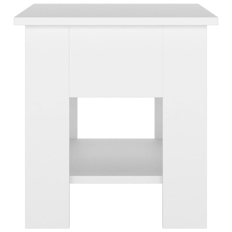 vidaXL Coffee Table White 40x40x42 cm Engineered Wood