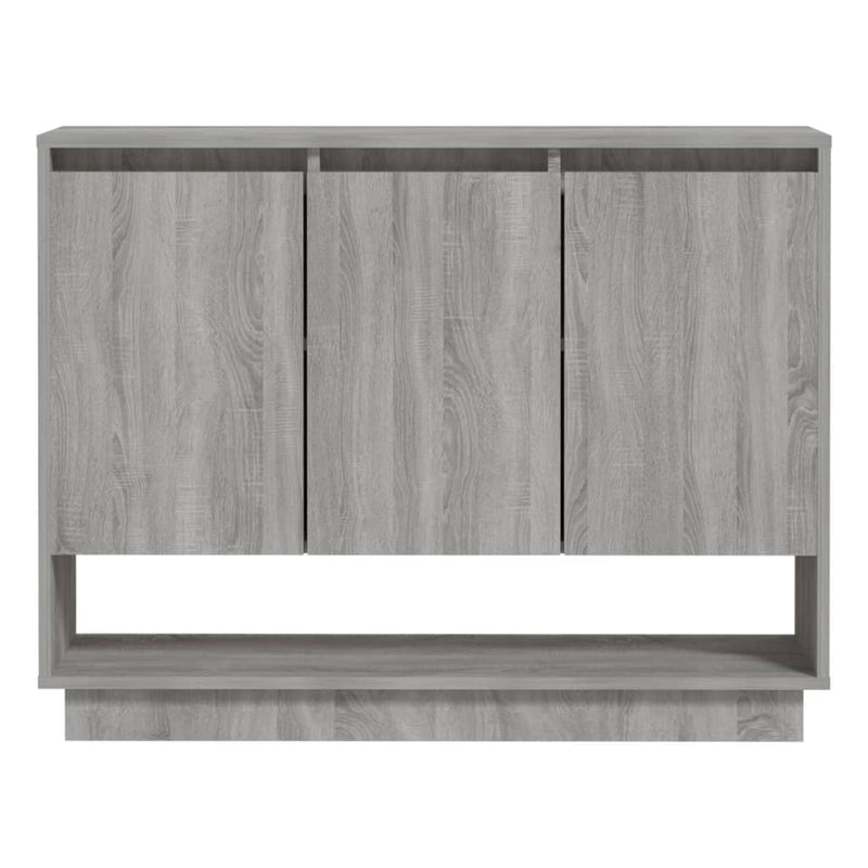 vidaXL Sideboard Grey Sonoma 97x31x75 cm Engineered Wood