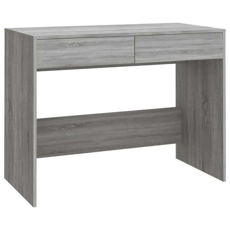 Desk Grey Sonoma 101x50x76.5 cm Engineered Wood