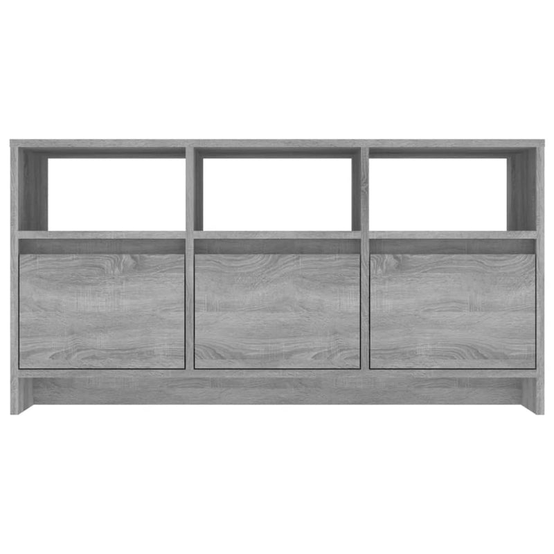 vidaXL TV Cabinet Grey Sonoma 102x37.5x52.5 cm Engineered Wood