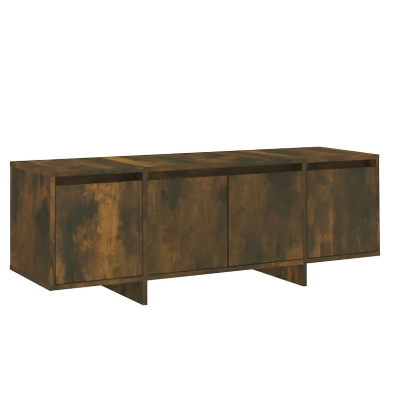 vidaXL TV Cabinet Smoked Oak 120x30x40.5 cm Engineered Wood