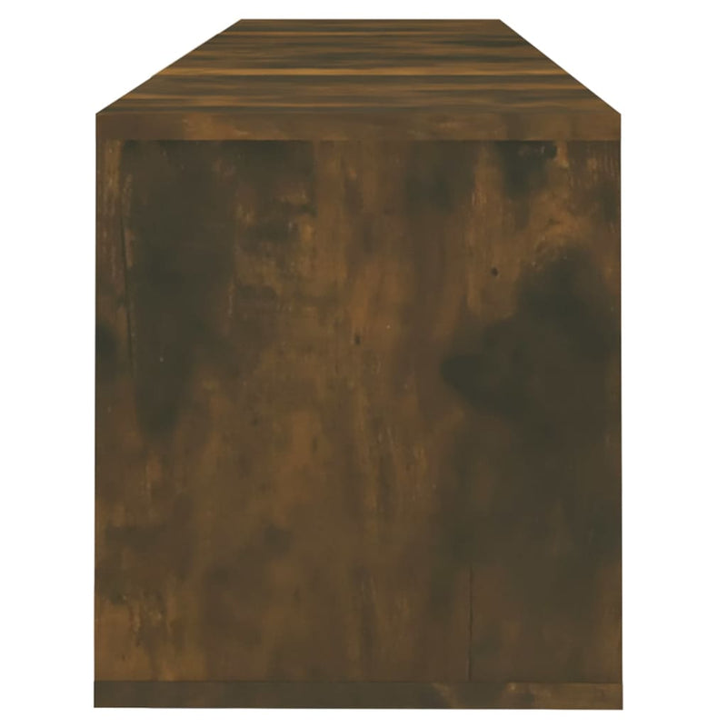 vidaXL TV Cabinet Smoked Oak 120x30x40.5 cm Engineered Wood