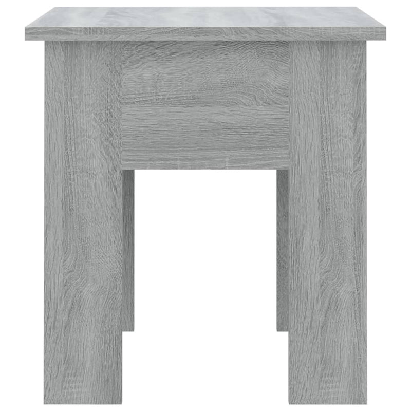 vidaXL Coffee Table Grey Sonoma 40x40x42 cm Engineered Wood