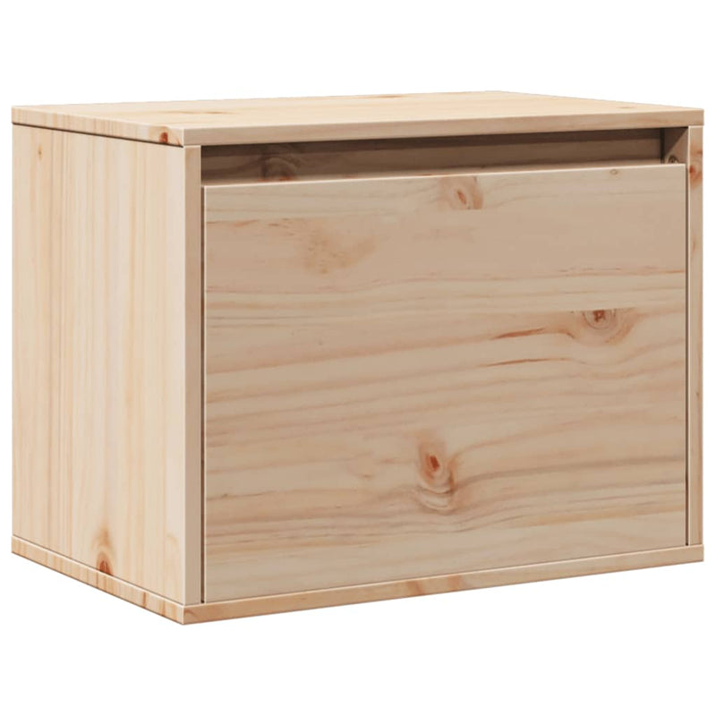 vidaXL Wall Cabinet 45x30x35 cm Solid Wood Pine