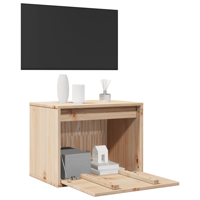 vidaXL Wall Cabinet 45x30x35 cm Solid Wood Pine