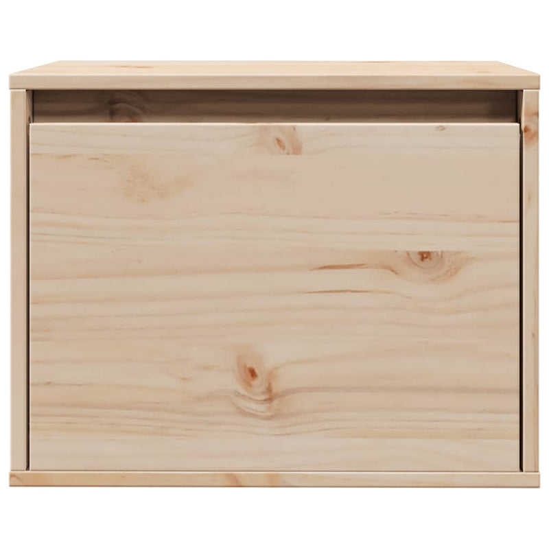 vidaXL Wall Cabinet 45x30x35 cm Solid Wood Pine