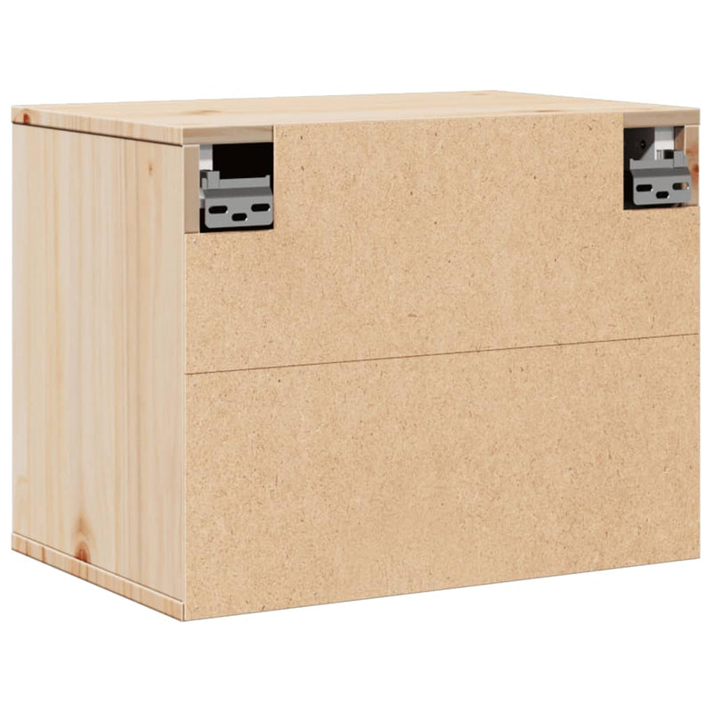 vidaXL Wall Cabinet 45x30x35 cm Solid Wood Pine
