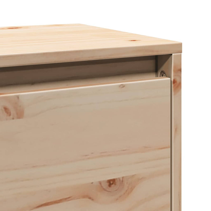 vidaXL Wall Cabinet 45x30x35 cm Solid Wood Pine