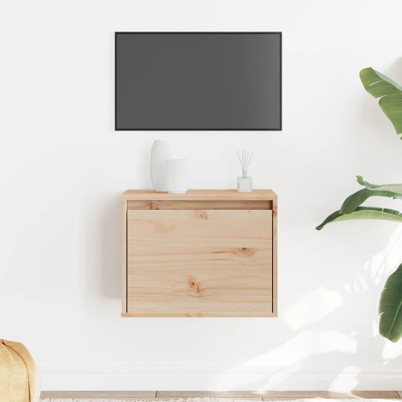 vidaXL Wall Cabinet 45x30x35 cm Solid Wood Pine