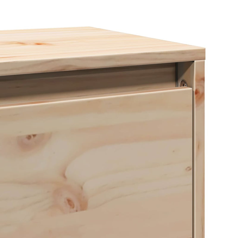 vidaXL Wall Cabinets 2 pcs 80x30x35 cm Solid Wood Pine