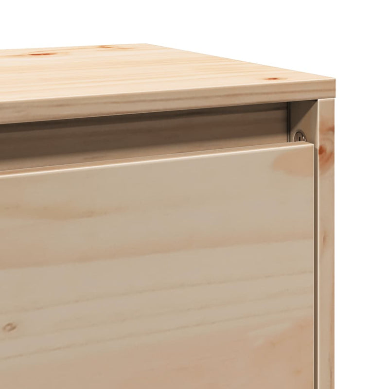 vidaXL Wall Cabinets 2pcs 100x30x35 cm Solid Wood Pine