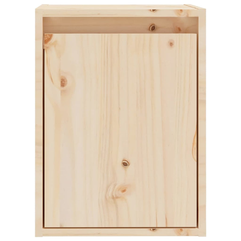 vidaXL Wall Cabinets 2pcs 30x30x40 cm Solid Wood Pine