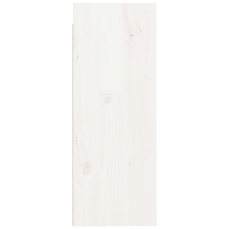 vidaXL Wall Cabinets 2 pcs White 30x30x80 cm Solid Wood Pine
