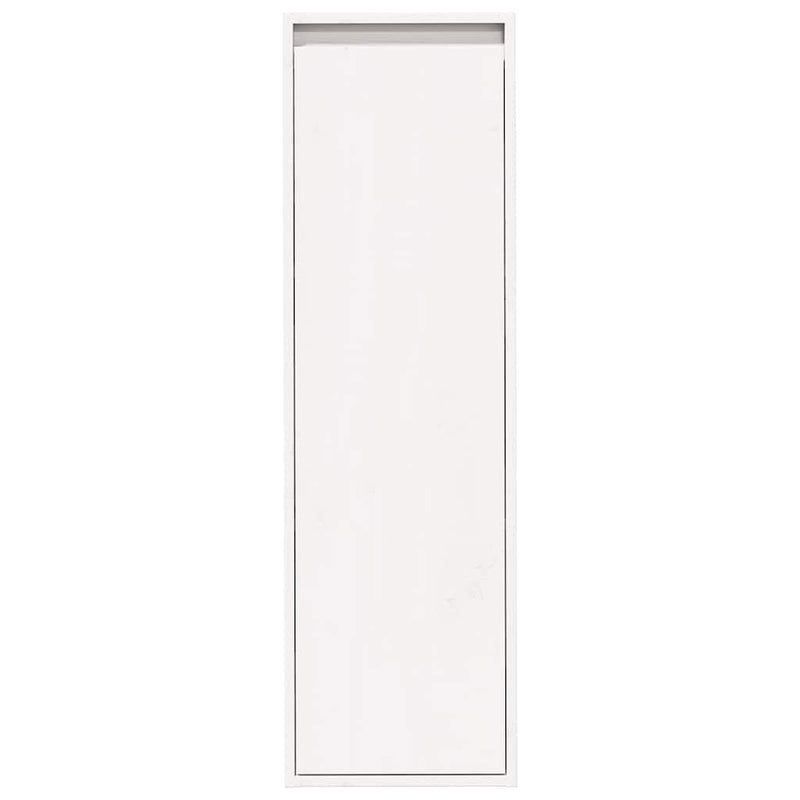 vidaXL Wall Cabinet White 30x30x100 cm Solid Wood Pine