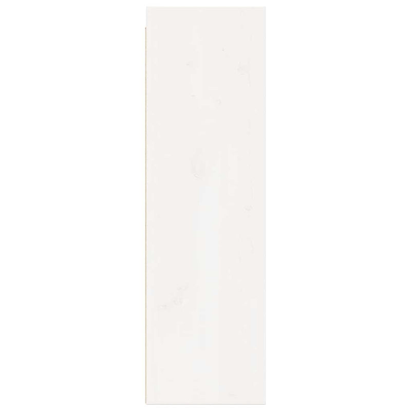 vidaXL Wall Cabinet White 30x30x100 cm Solid Wood Pine