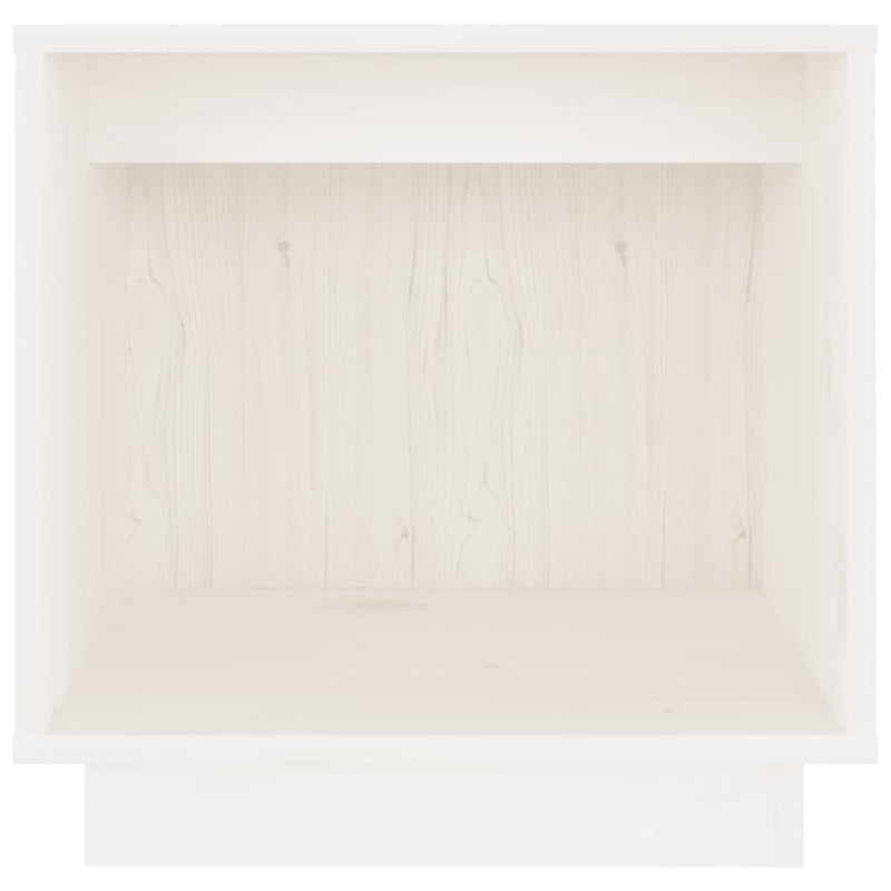 vidaXL Bedside Cabinets 2 pcs White 40x30x40 cm Solid Wood Pine