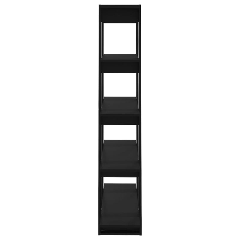 vidaXL Book Cabinet/Room Divider Black 100x30x160 cm
