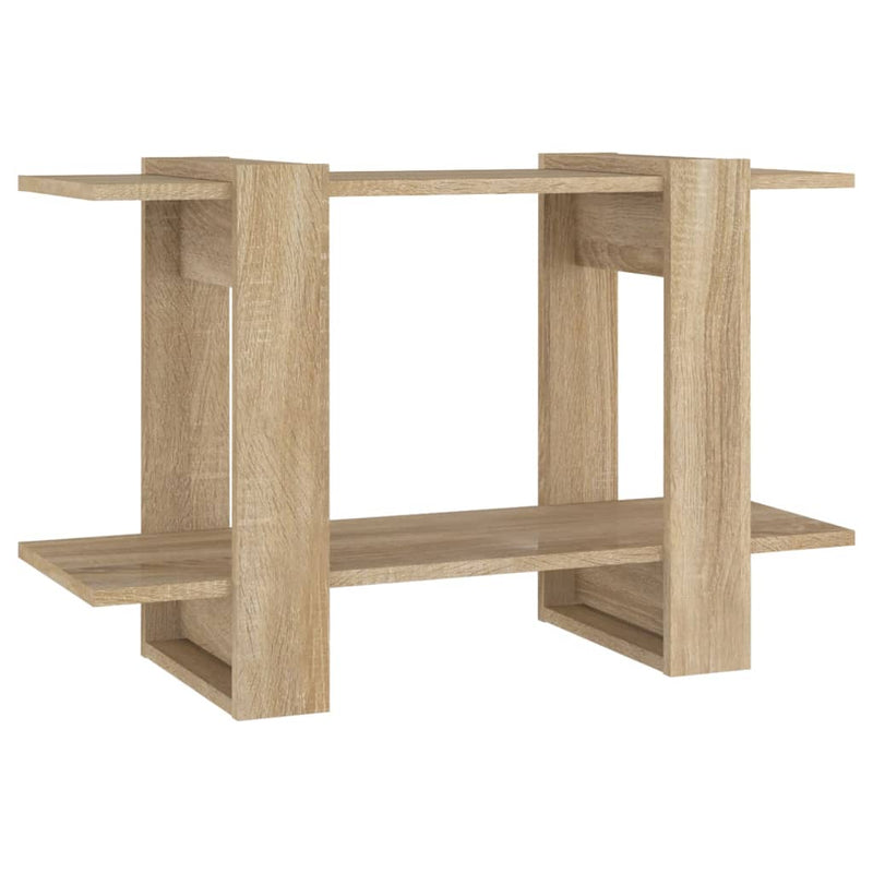 vidaXL Book Cabinet/Room Divider Sonoma Oak 80x30x51 cm