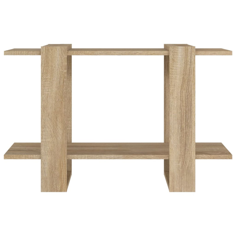 vidaXL Book Cabinet/Room Divider Sonoma Oak 80x30x51 cm
