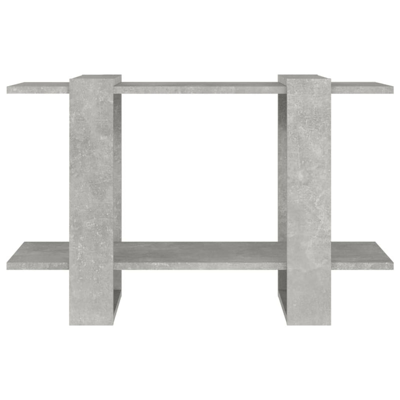 vidaXL Book Cabinet/Room Divider Concrete Grey 80x30x51 cm