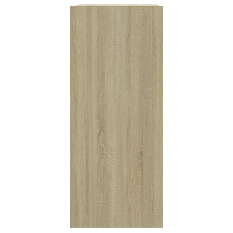 vidaXL Book Cabinet/Room Divider Sonoma Oak 40x30x72 cm