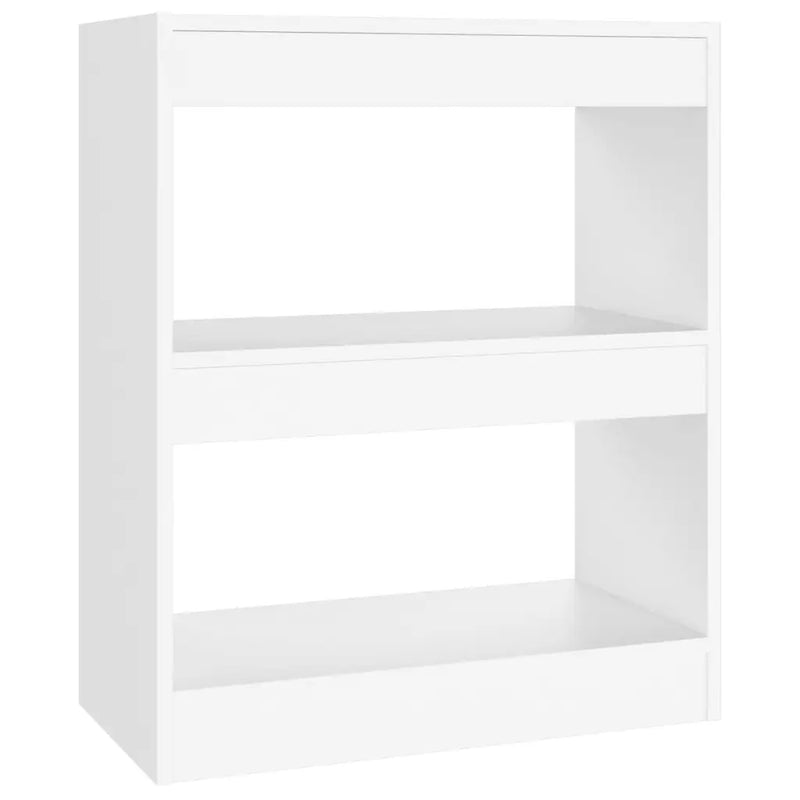 Book Cabinet/Room Divider White 60x30x72 cm