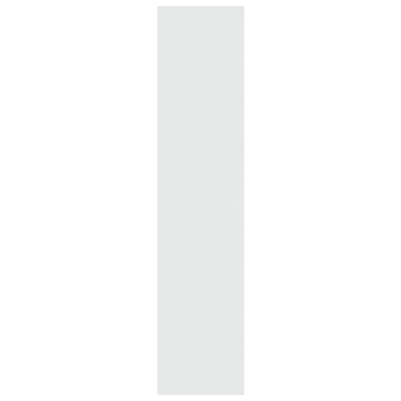 vidaXL Book Cabinet/Room Divider High Gloss White 100x30x135 cm